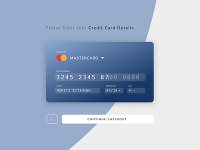 Credit Card Checkout / DailyUi 002