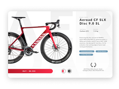 Single Product / Daily UI 012 dailyui design product red shopping single product ui web