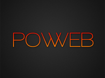 PowWeb Logo Concept logo powweb