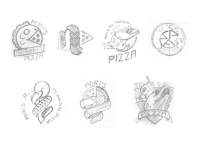 Mori Lineup eel logo patches pizza racing