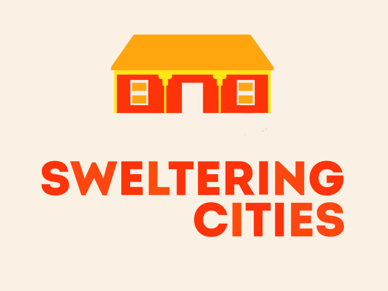 Sweltering Cities – logo design animation branding design house illustration logo melting