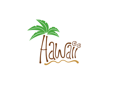 Logo for a restaurant beach brand hawaii identity logo