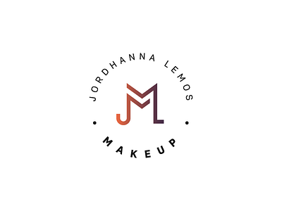 JL Makeup brand identity logo logotype makeup makeup artist monogram