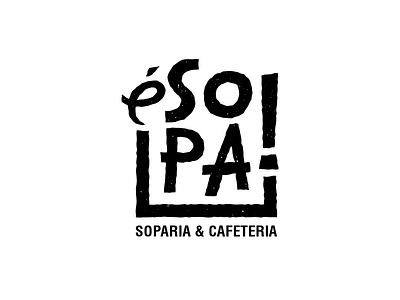 It's soup 3.0 branding gourmet graphic identity letter lettering logo logotype restaurant soup