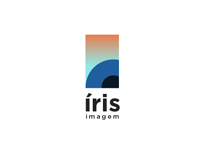 Íris logo color eye filmmaker golden section gradient image logo logotype photo photography phtographer