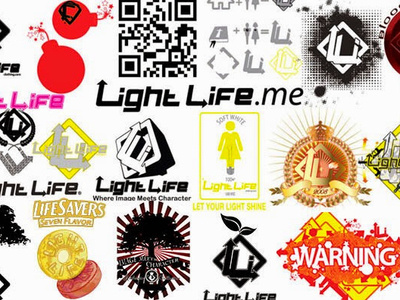 LIGHTLIFE T-SHIRT ART branding design icon illustration logo type ui ux vector