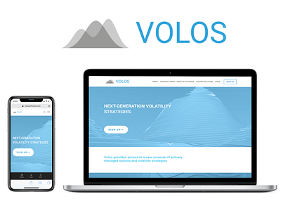 Volos Website Redesign