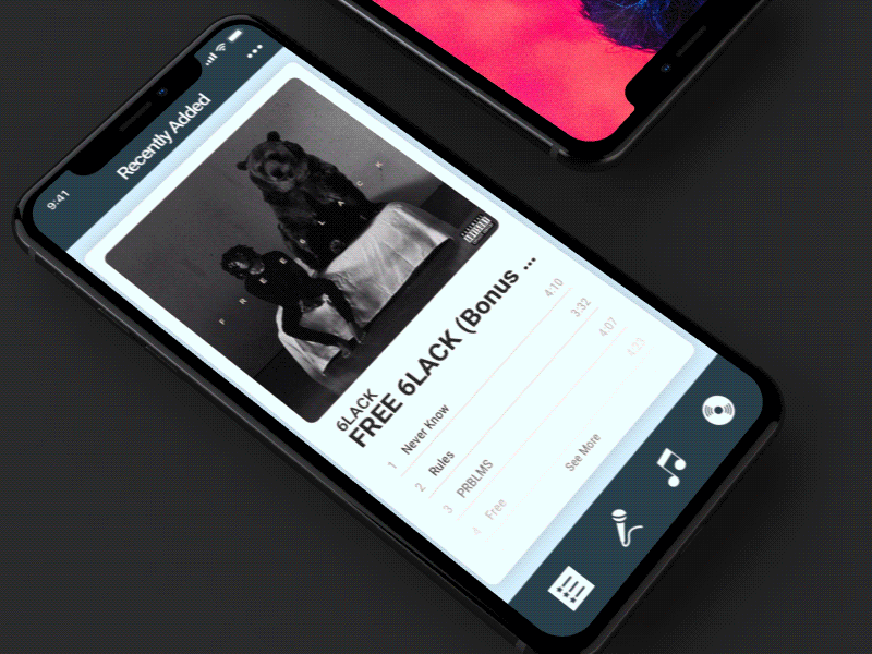 Music Player Animation