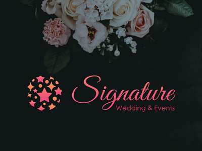 Signature Wedding Card illustraion logo logo design sketch ui ui design