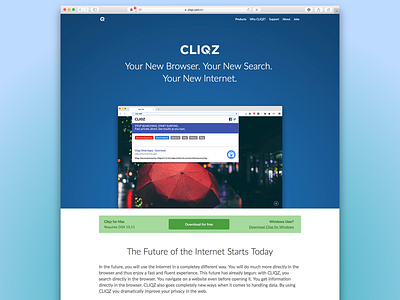 Launched our new website for Cliqz