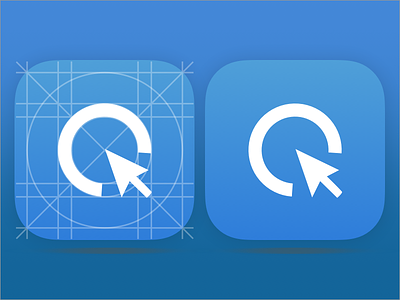CLIQZ for iOS & Android Icon android apple blue browser cliqz icon ios logo mobile privacy round security