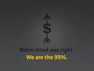 Robin Hood was right!