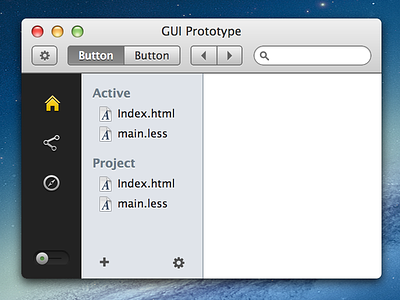 GUI Prototyping Kit HTML/CSS