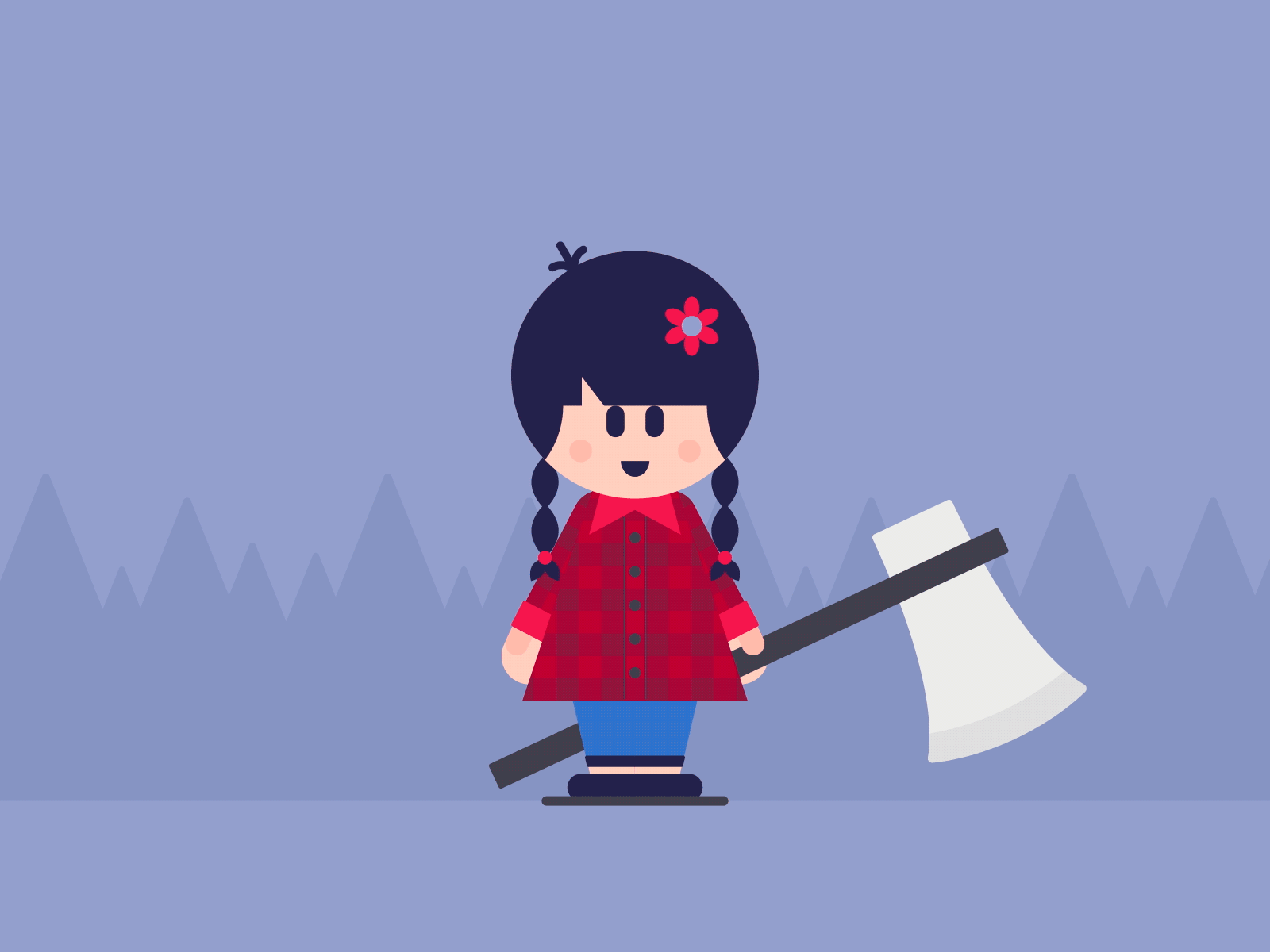 LITTLE LUMBERJACK by Juan Carlos Cabrera on Dribbble
