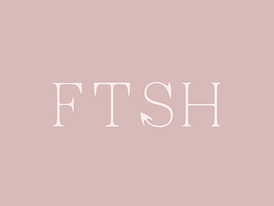 FTSH branding design font design illustration logo typography vector
