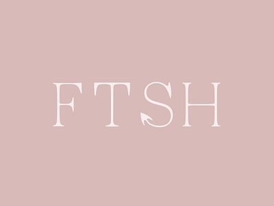 FTSH branding design font design illustration logo typography vector