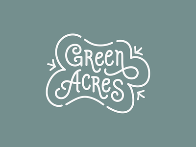 Green Acres Logo Lockup