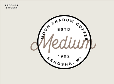 MoonShadowLabels Image 01 branding minimalist design product label product label design sticker stickers typography vector