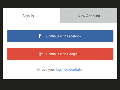 Sign In / New Account new account sign in sign up