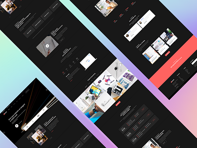 Evas HTML template homepage- dark branding dark mode design flat homepage html template illustration minimal ui ux web wordpress wordpress design