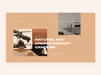 Design for a candle shop 2022 branding cendals e commerce ui ux