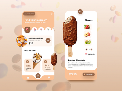 Ice-cream Delivery App