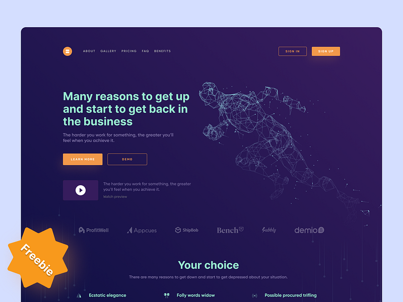 Dark Landing Page Concept For Data Processing Company by Mike Taylor ...