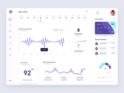 Doctors Appointment Dashboard UI Exploration