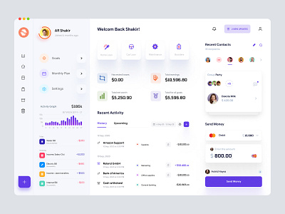 Personal Wallet UI admin dashboard admin panel admin theme admin ui analytics analytics dashboard application crypto dahsboard dashboad dashboard dashboard app dashboard design dashboard ui dashbroad desktop app finance interface user dashboard wallet