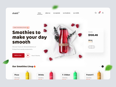 Ecommerce Website Landing Page UI