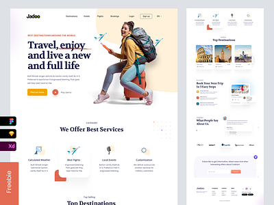 Web design : Travel Agency Landing Page