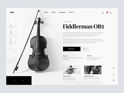 music shop - shopify product page ecommerce homepage landing online shop online store product product page product ui shop shopify shopify landing shopify store store store ui web web design website woocommerce
