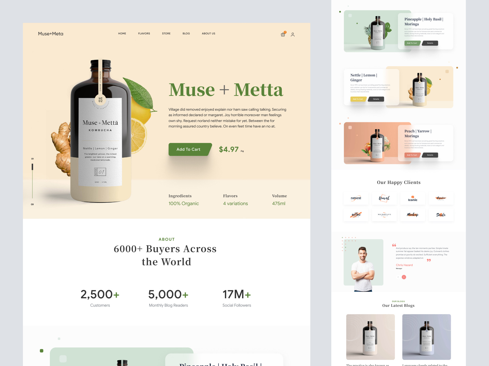 Dribbble Shopify Product Landing Page Design jpg By Mike Taylor