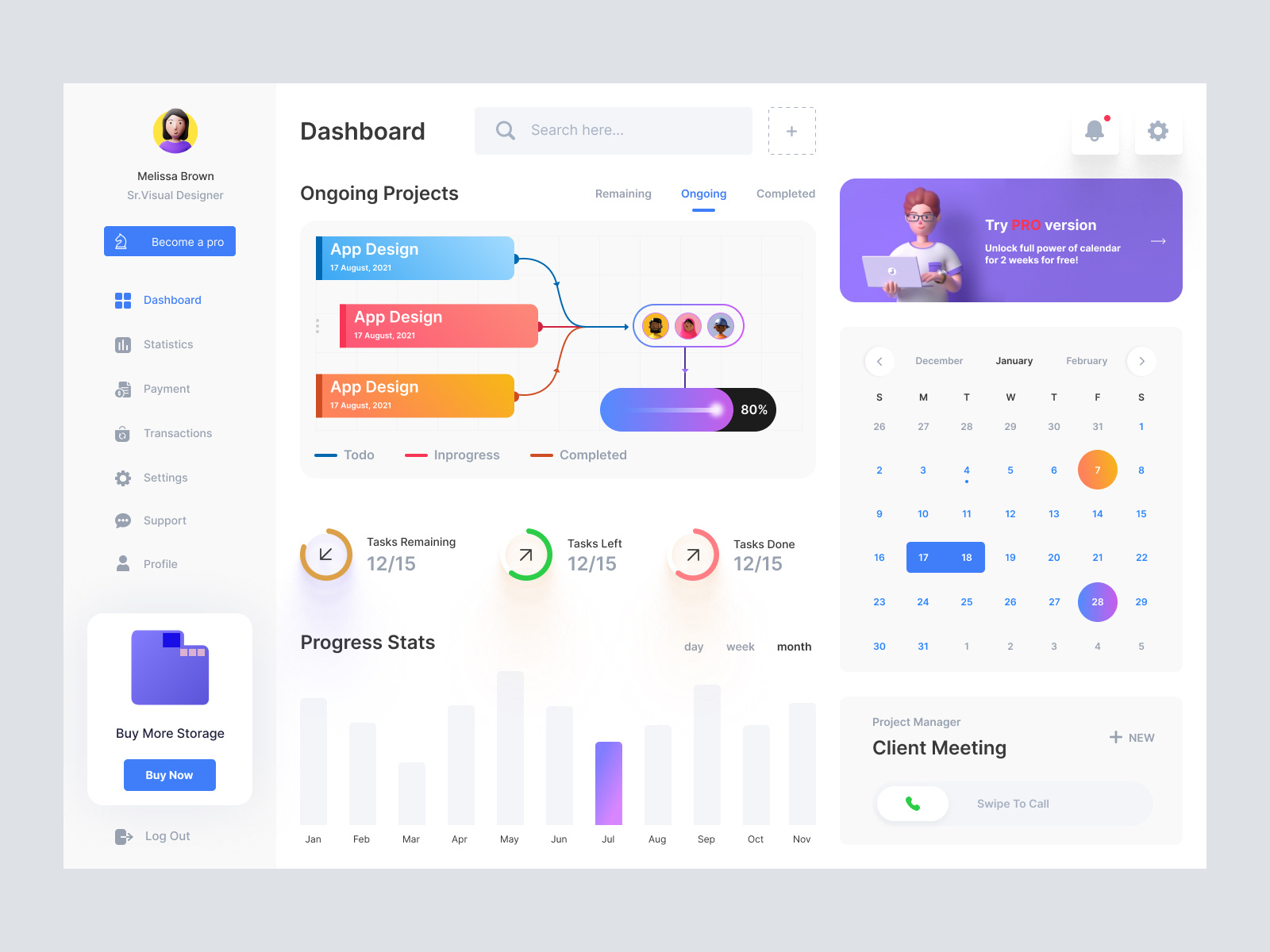 Dashboard Design by AR Shakir for Redwhale on Dribbble