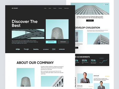 Real Estate Landing Page homepage landing landing page landingpage web web design webdesign website