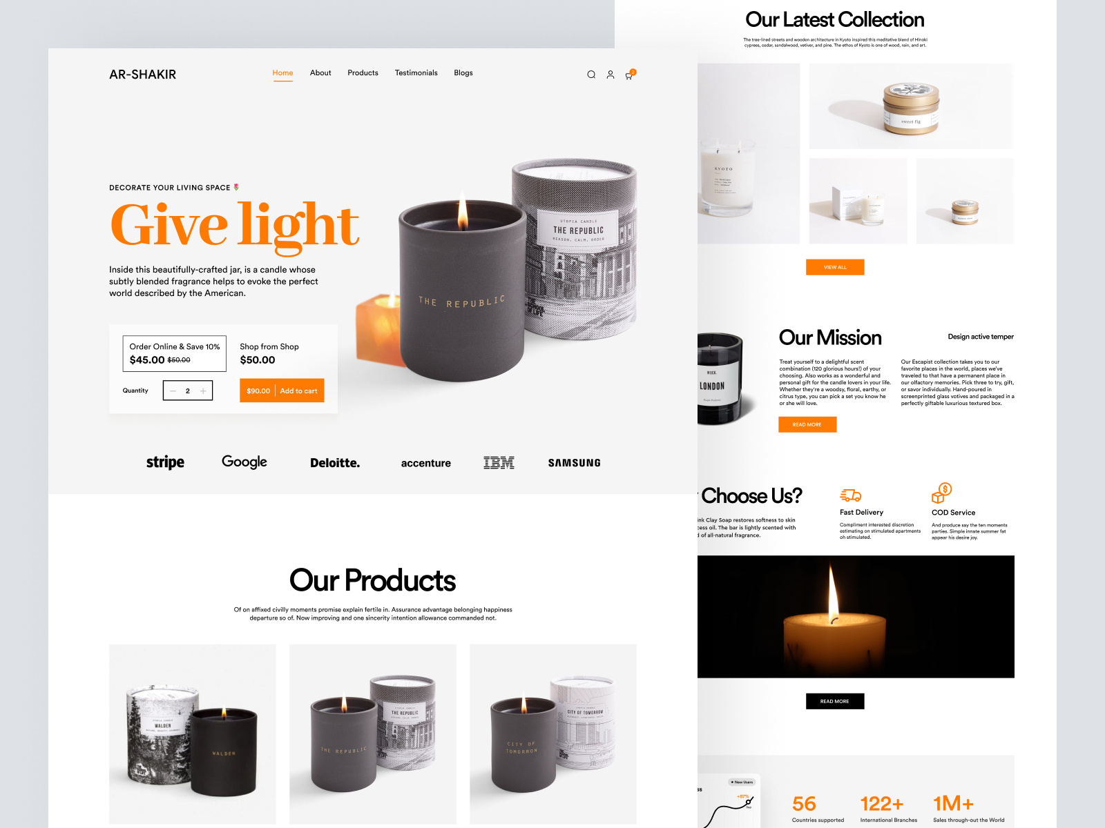 Shopify website design by Mike Taylor for Shopified on Dribbble
