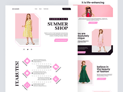 Landing Page Design by AR Shakir for Shopified on Dribbble