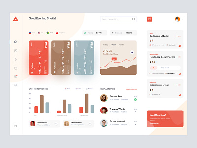 Freelance Designer Dashboard UI Concept by AR Shakir on Dribbble