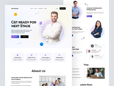 Landing Page Design homepage interface landing landing page landingpage web web design web ui website