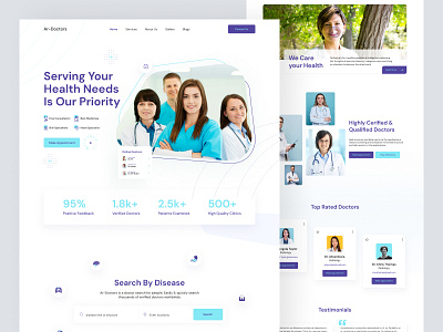 Doctors Landing Page