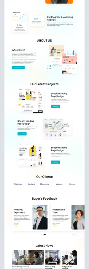 Landing Page Design by Mike Taylor for Landing Page Heaven on Dribbble