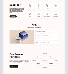 Shopify Landing Page for Beauty Product by Mike Taylor for Shopified on ...