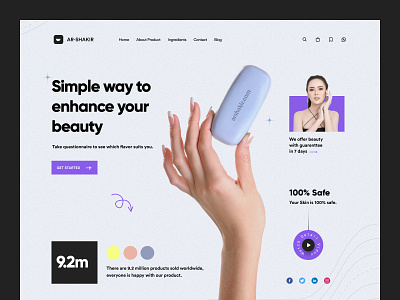 Beauty Product Shopify Design ecommerce elementor shopify shopify store store ui woocommerce wordpress
