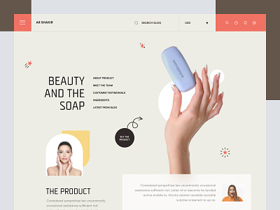 Shopify Website Design for Organic Product design ecommerce online shop online store product shop shopify shopify store store store ui woocommerce