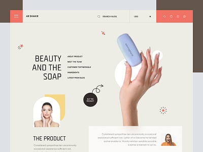 Shopify Website Design for Organic Product