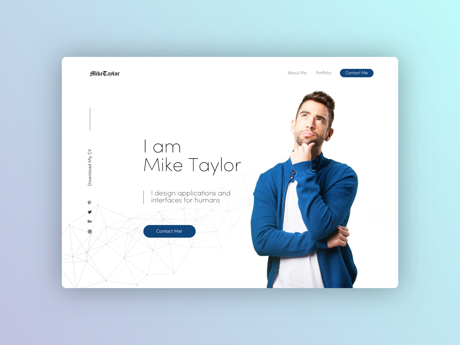 Personal Page by AR Shakir 🇵🇰 on Dribbble