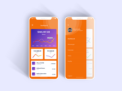 Personal Expense Calculator App dashboard expense finance app financial ios iphone iphone x personal expense