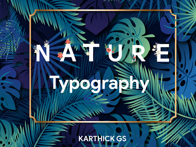 Nature Typography