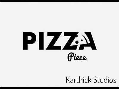 Pizza conceptual logo illustration karthick studios logo pizza