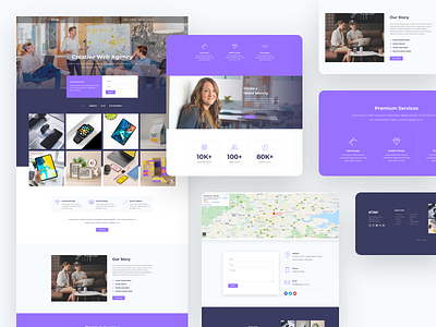 Creative Web Agency Template Kit